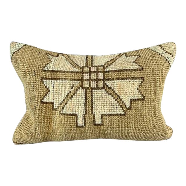 16 x 24 Rug Pillow Anatolian Ember Turkish Pillow Cushion Cover For Sale