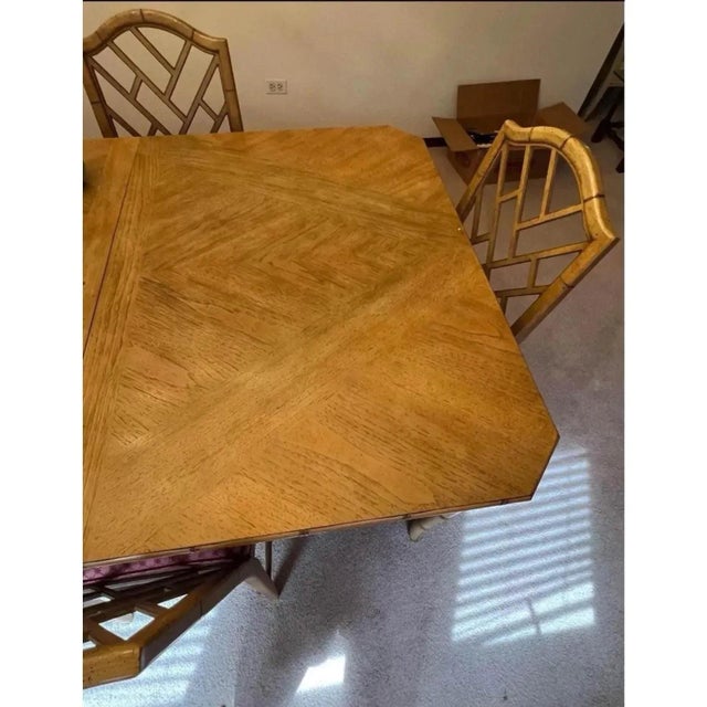 Century Furniture Chinoiserie Style Dining Table by Century Furniture For Sale - Image 4 of 10