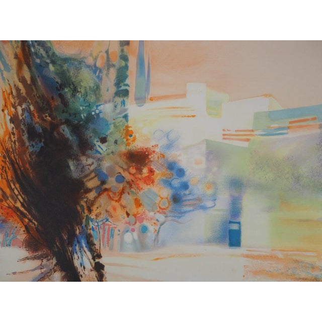 Modern Daniel Gelis, Paysage de Provence, Lithograph For Sale - Image 3 of 7