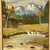 Mid-Century Rustic Americana Elk Wildlife & Scenic Mountain Steam Oil Painting, Signed J. Dirks For Sale - Image 13 of 14