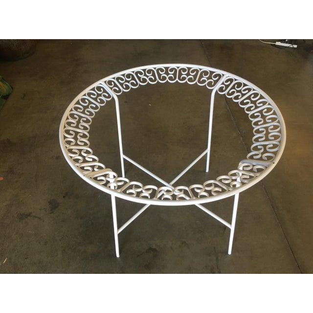 Salterini Ribbon Patio/Outdoor Picnic Table by Maurizio Tempestini for Salterini, Attributed For Sale - Image 4 of 9