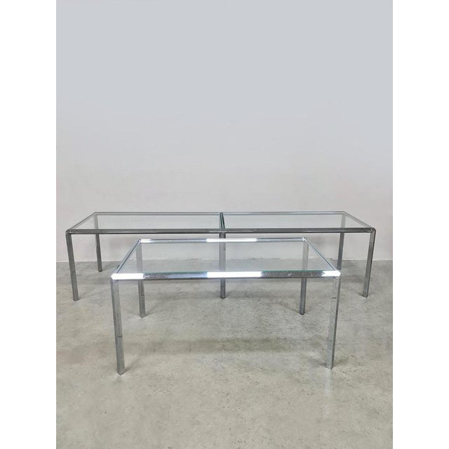 Mid-Century Chrome Side Tables Converta Series from Herman Miller, 1970s For Sale - Image 4 of 6