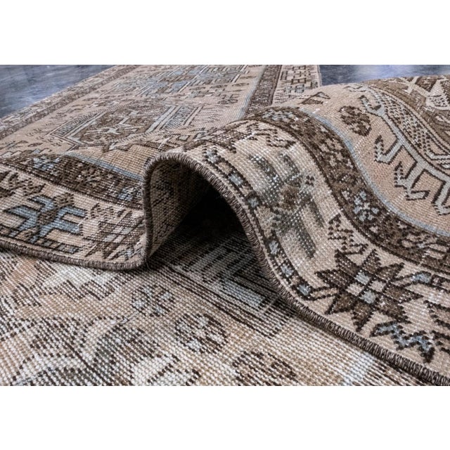 Brown Turkish Vintage Style Anatolian Runner Rug 2'10" x 14' For Sale - Image 8 of 8