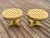 Modern 1960s Hollywood Regency Button Tufted Stools - A Pair For Sale - Image 3 of 9