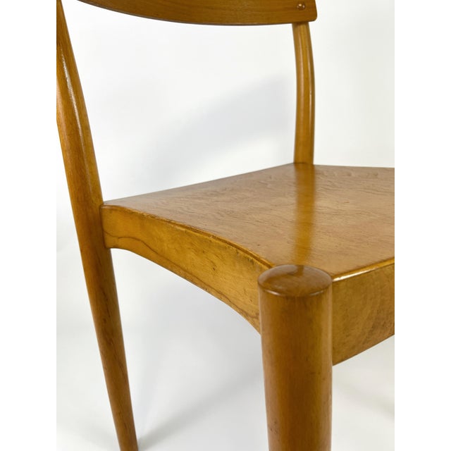 1950s Set of Scandinavian Chairs by Peter Hvidt and Orla Nielsen for Fritz Hansen, Denmark, 1950s For Sale - Image 5 of 11