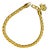 Love Nest Yellow Gold Woven Bracelet in 18 Kt Yellow Gold For Sale