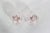 1970s Vintage Pink Glass Clear Stem Wine Glasses Large Goblet Denby Aurora Rose Glass Krosno Water- A Pair For Sale - Image 5 of 6