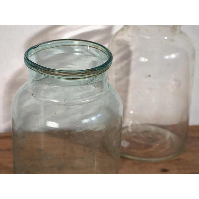 1920s Glass Jars, 1920s, Set of 2 For Sale - Image 5 of 7