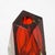 Glass Mid-Century Hand-Blown Faceted Murano Glass Sommerso Ruby & Transparent Vase For Sale - Image 7 of 10