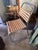 Rustic European Vintage Stacking Wood and Metal Chairs Set of 6 From Retired Restoration Hardware Collection For Sale - Image 3 of 3