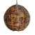 Burnt Bamboo Globe Pendant Light Large For Sale - Image 4 of 10