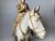 Hand Painted Porcelain Figure of Joan of Arc Riding a Horse For Sale - Image 11 of 11