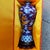 This is a striking vintage cloisonné enamel vase, crafted in the classic meiping form. The vase features a slender,...