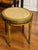 French Louis XVI Style Tabouret Stool With Cane Top and Green Painted Accents, Early 20th C. For Sale - Image 4 of 18