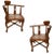 Rosewood Horseshoe Chair With Marble Seat by James Mont, Pair For Sale - Image 13 of 13