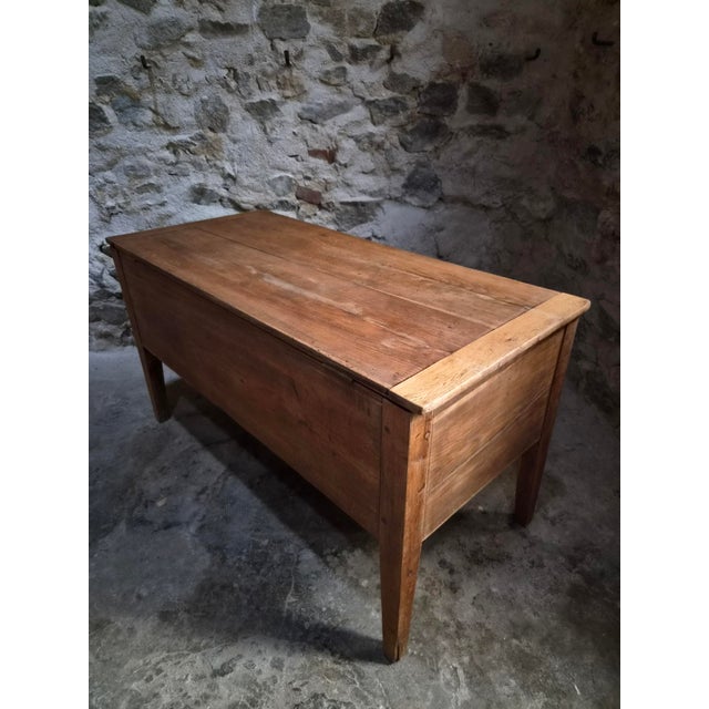 Antique 19th Century French Oak Flour Chest For Sale - Image 4 of 18