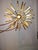 Mid Century Modern Brutalist Brass and Copper Four Starburst Wall Sculpture For Sale - Image 11 of 12