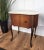 Art Deco Italian Kidney Shaped Nightstands with Marble Top, 1950s, Set of 2 For Sale - Image 4 of 10