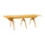 Heywood Wakefield Mid Century Wheat Wishbone Expanding Dining Table With 2 Leaves For Sale