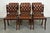 Stunning Set of Six Vintage Fully Restored Chesterfield Aged Cigar Brown Leather Dining Chairs. A very good looking and...