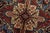 Red Heriz Rug 7’11” X 11′ Red Wool Vintage Traditional Hand-Knotted Carpet For Sale - Image 8 of 15