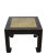 Marble Top Square and Distressed Black Vintage Accent or Side Table or Coffee Table, 18"h For Sale In Greensboro - Image 6 of 6