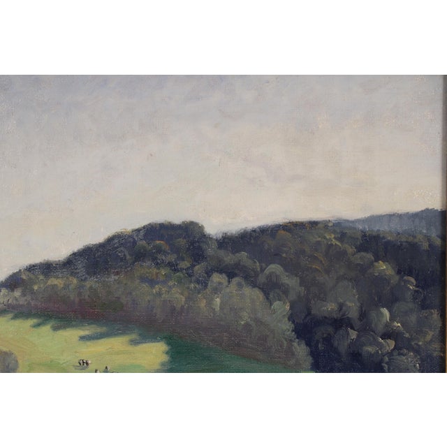 European Impressionist Landscape Painting by Henri Ottevaere (1870-1944) For Sale In Los Angeles - Image 6 of 11