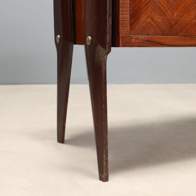 Vintage Nightstands in Stained Beech, 1960s, Set of 2 For Sale - Image 6 of 10