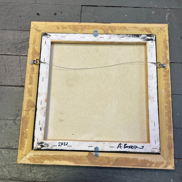 Contemporary Original Pink Roses Still Life Painting on Canvas For Sale - Image 4 of 4