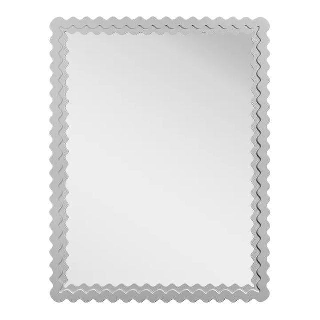 Fleur Home Carnival Chaos Rectangle Mirror in Graytint, 24x36 For Sale