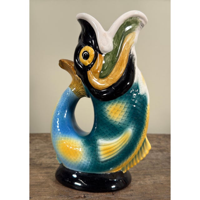 Royal Winton 1950s Gurgling Fish Jug Made in England For Sale In Providence - Image 6 of 7