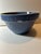 Art Deco Vintage Stoneware Periwinkle Glazed Mixing Bowl For Sale - Image 3 of 11