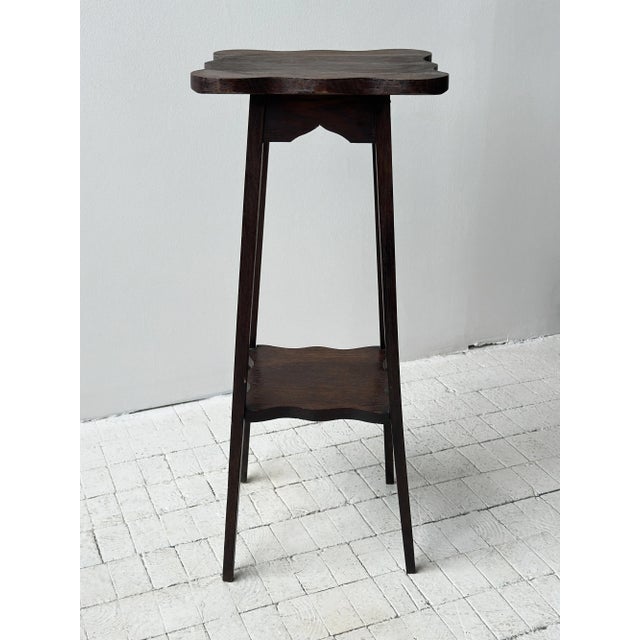 Vintage Undulating Edge Tiered Side Table, Circa 1940s For Sale In New York - Image 6 of 14