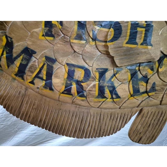 Boston Fish Market Trade Sign For Sale - Image 12 of 12