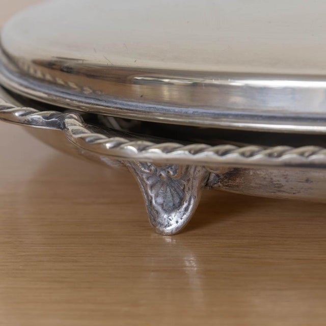 1940s Alpaca Silver Fish Serving Tray With Lid, Spain For Sale - Image 16 of 16