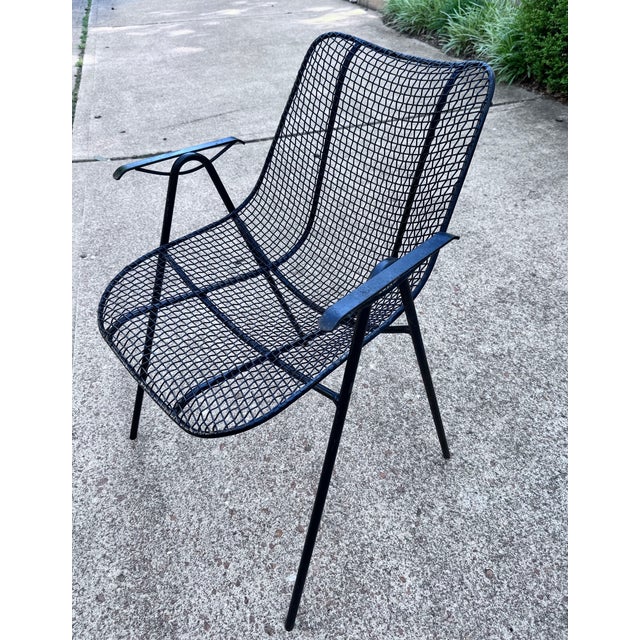 Mid-Century Modern 1950s Woodard Sculptura Arm Chairs, Attributed - A Pair For Sale - Image 3 of 13