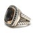 David Yurman .48ctw Smoky Quartz & Diamond Ring, Sterling Silver, Ring Size 6.5 For Sale - Image 4 of 5