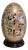 Gilt Ceramic Egg, 1950s For Sale