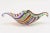Mid-Century Modern Vintage Murano Galliano Ferro Fused Cane Latticino Multicolored Glass Bowl For Sale - Image 3 of 10