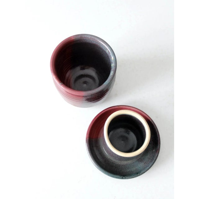 Vintage Studio Pottery Jar For Sale - Image 10 of 12