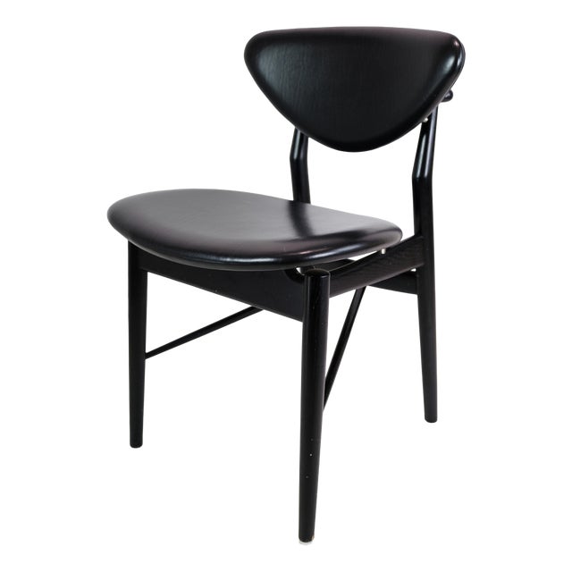 Black Painted Oak Model 108 Dining Chair by Finn Juhl, 2000s For Sale
