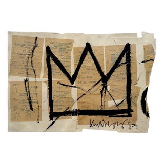 Jean Michel Basquist, Untitled (Crown), Print For Sale