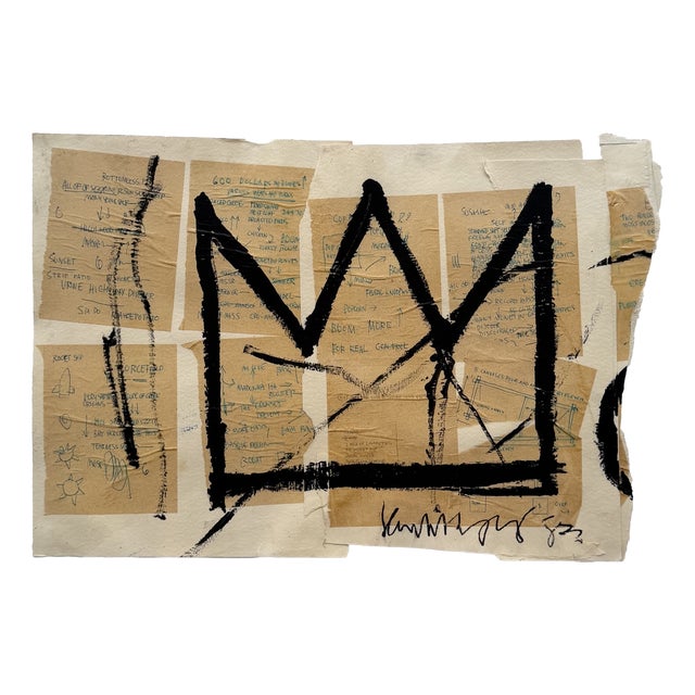 Jean Michel Basquist, Untitled (Crown), Print For Sale