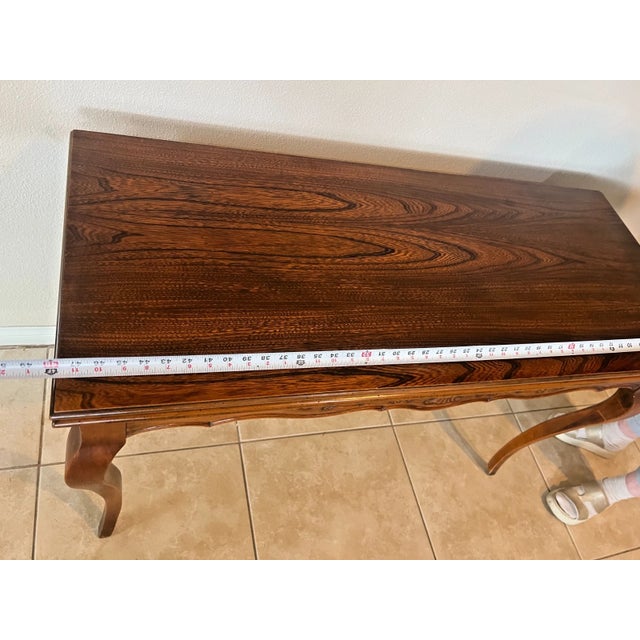 Vintage Expanding Extension Dining Table, Console With Five Leaves by Extensole For Sale - Image 13 of 16