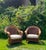 Late 20th Century "Azteca" Woven Rattan Spiderweb Lounge Chairs Featuring Distinctive Sunburst and Web Patterns For Sale - Image 15 of 16