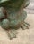 Vintage Hollywood Regency Green Cast Iron Garden Frog Statue "Hear No Evil" For Sale In Philadelphia - Image 6 of 10