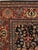 Late 19th Century Antique Farahan Sarouk Carpet, Handmade Oriental Rug, Navy, Ivory, Green, Red For Sale - Image 5 of 12