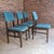 Vintage Bouclé Fabric Chairs Czechoslovakia (1960s), Set of 4 For Sale - Image 5 of 6