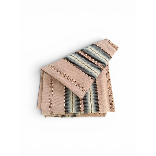 Bring incredible texture and a classic 1970s palette to any space with this vintage Mid-Century woven throw. Featuring a...