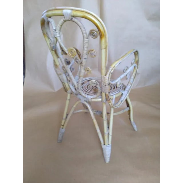 Set of Wicker Armchairs For Sale - Image 6 of 8